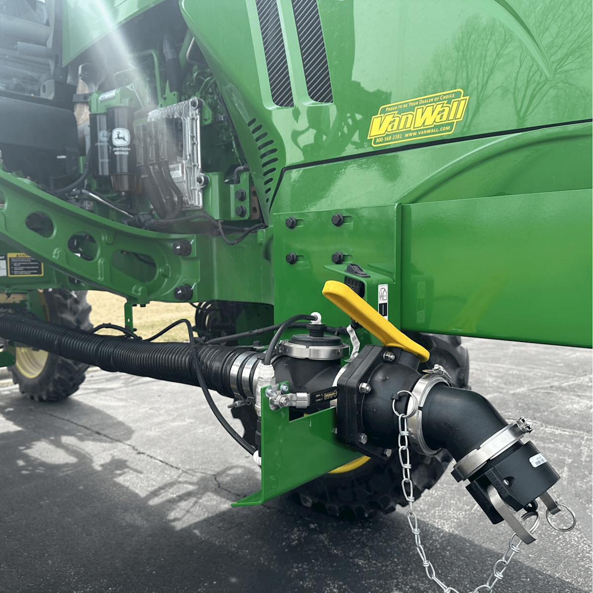 Dose Manufacturing Fill Relocation Kit on John Deere Sprayer/Spreader