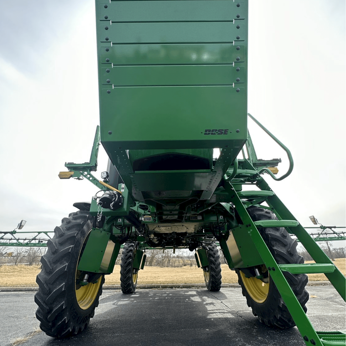 Dose Manufacturing Hood Guard on John Deere Sprayer